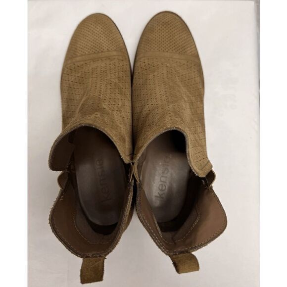 Kensie Glynda Tan Leather Bootie Size 8 M - Picture 6 of 7
